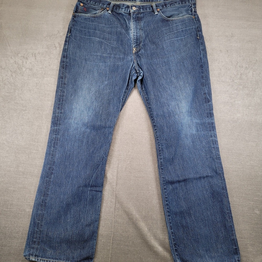 Polo Ralph Lauren Y2K Mens Blue‎ Straight Leg Denim Jeans 40x32